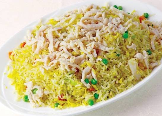Shredded Chicken Fried Rice with Eggs 雞絲炒飯